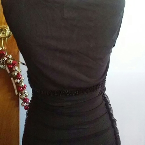 Dark Brown cute light weight top. - Picture 2 of 2